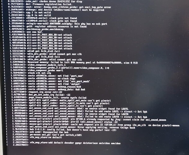 OSMC Initial Text Screen