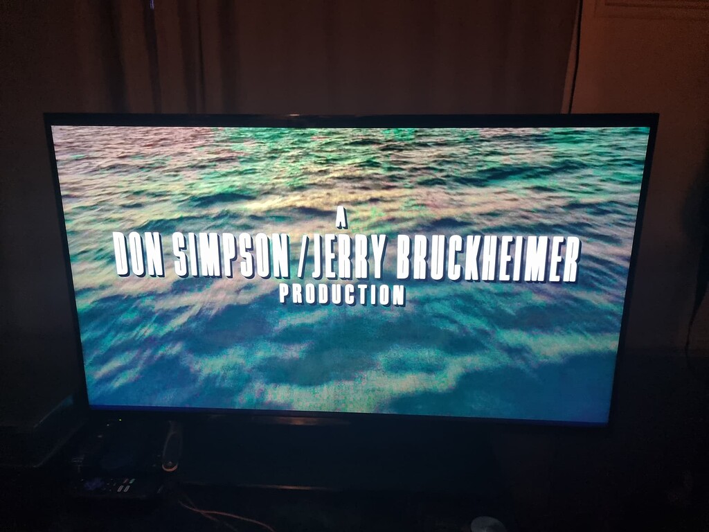 Screen has started to turn green with 4K films Help and Support