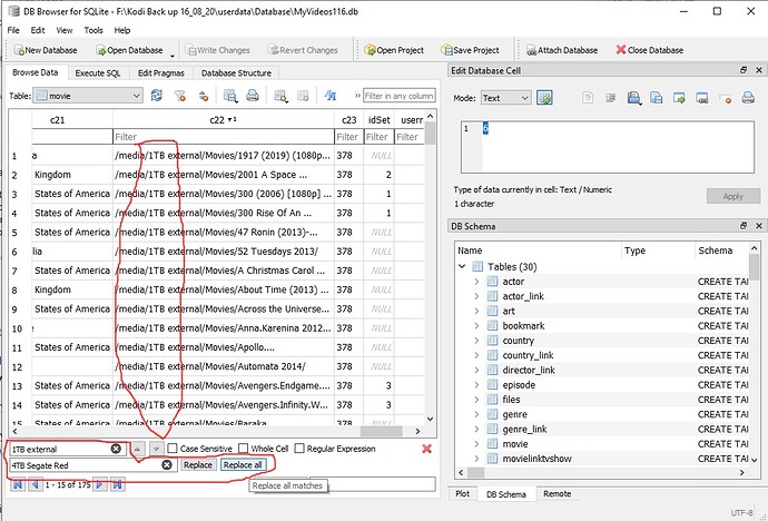 sqlite edit